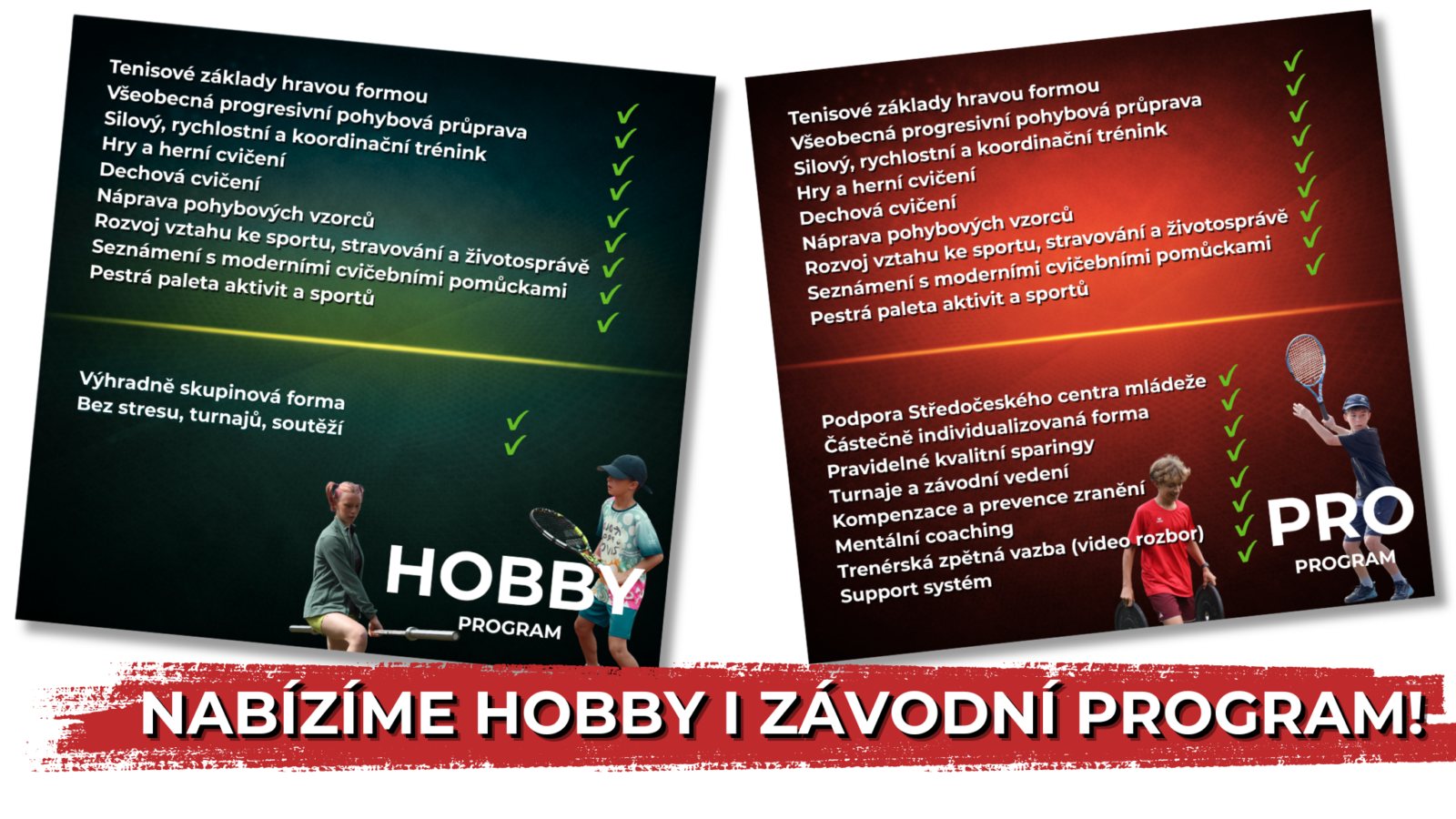 Hobby i závodní program